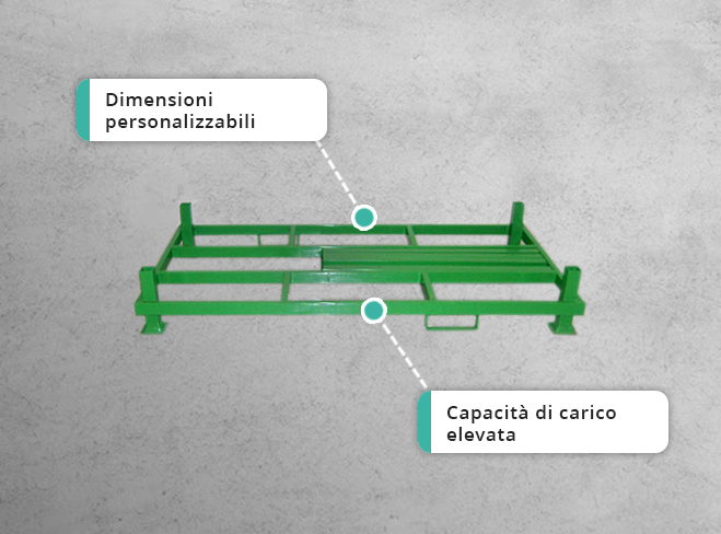 Pallet in Acciao